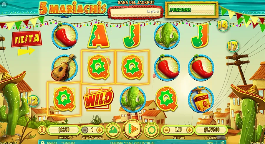 5 Mariachis slot