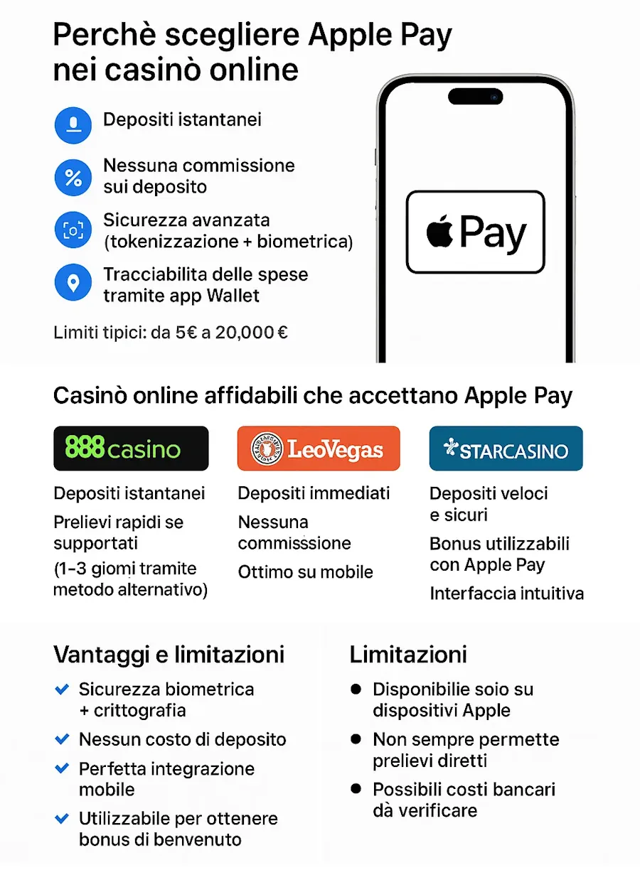I migliori casinò online con Apple Pay 