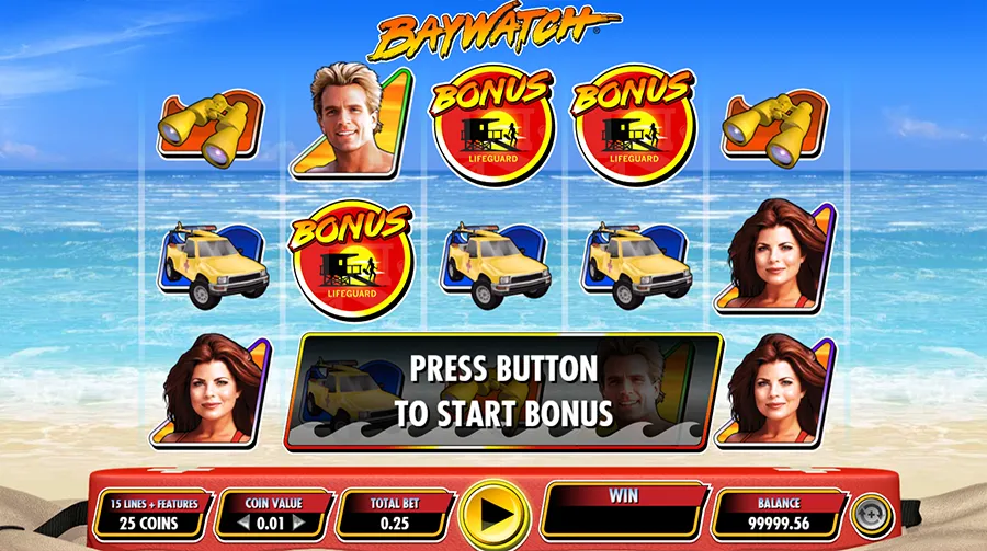 Informazioni e dettagli sulla slot Baywatch