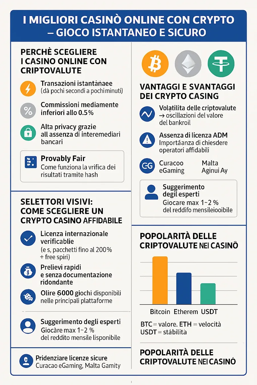 I Migliori Casinò Online con Crypto 2025