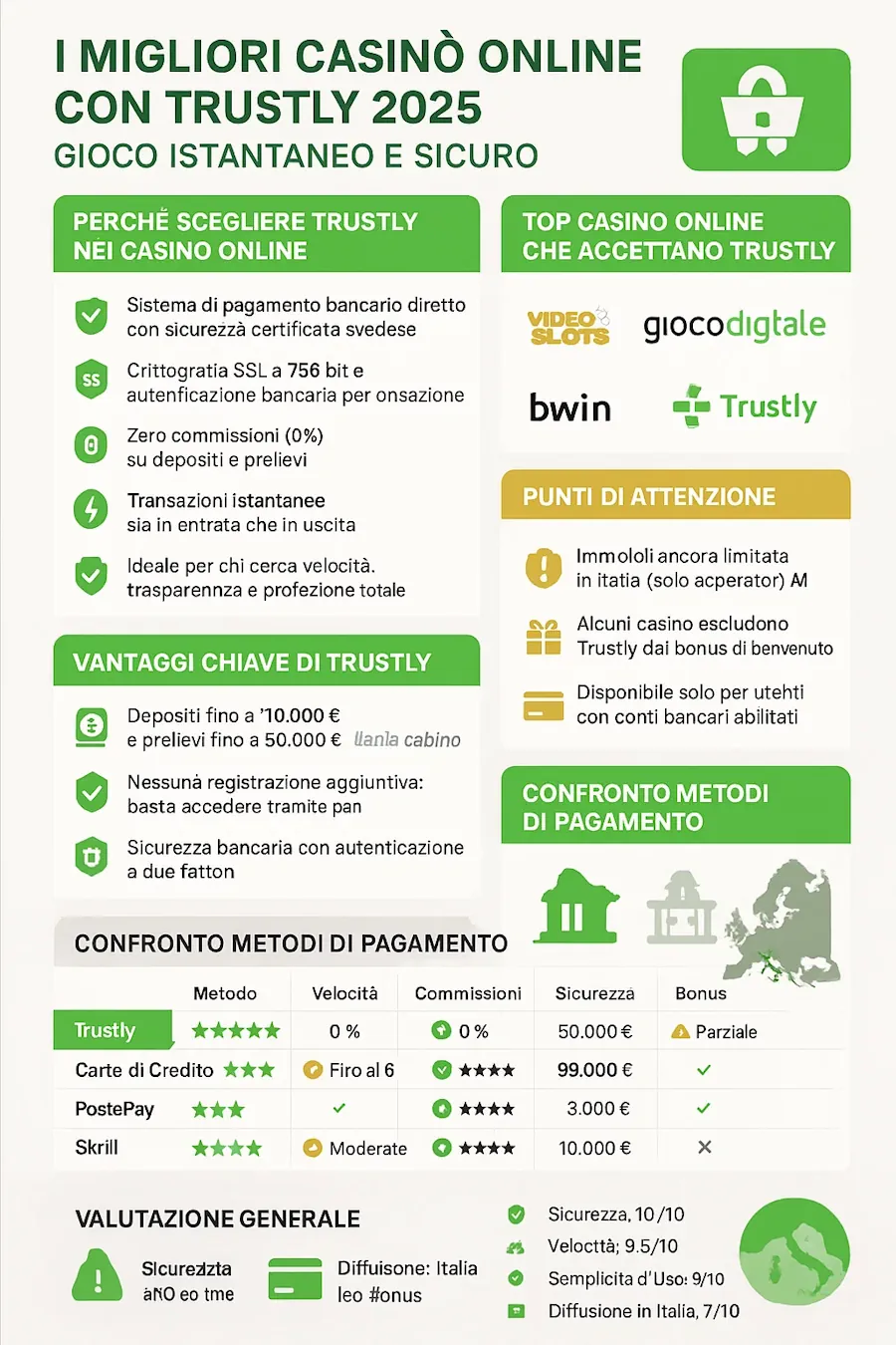 I Migliori Casinò Online con Trustly 2025