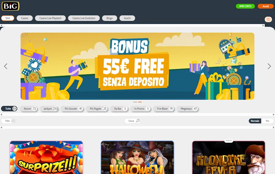 Big Casinò- Sito di Gioco Affidabile