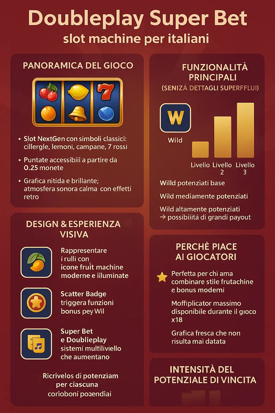 Doubleplay Super Bet slot machine per italiani