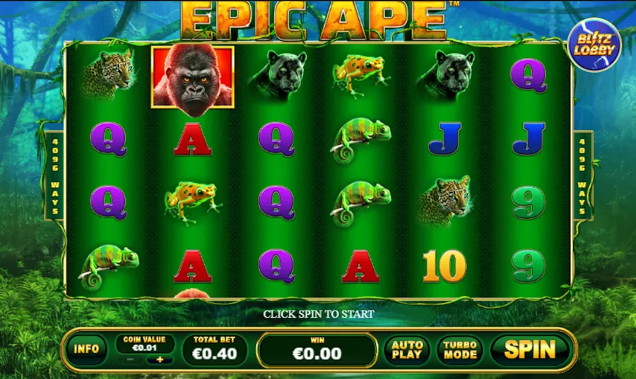 Panoramica della slot Epic Ape