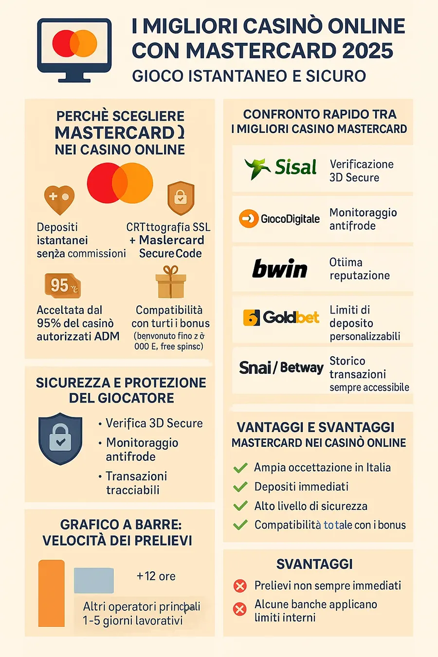 I Migliori Casinò Online con Mastercard 2025