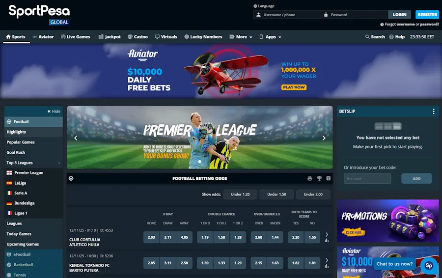 Sportpesa Casinò - Sito di Gioco Affidabile