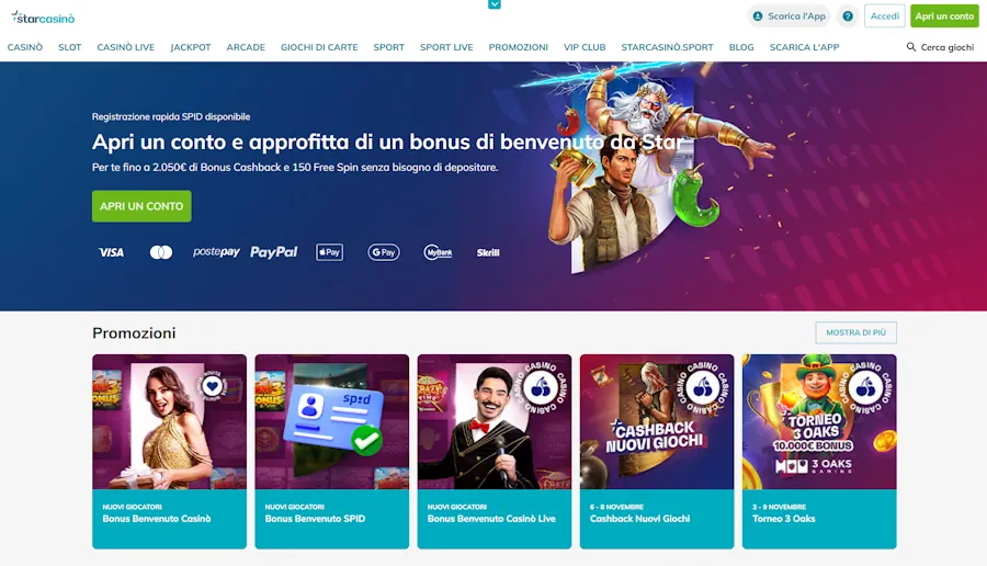 StarCasino Casinò - Sito di Gioco Affidabile