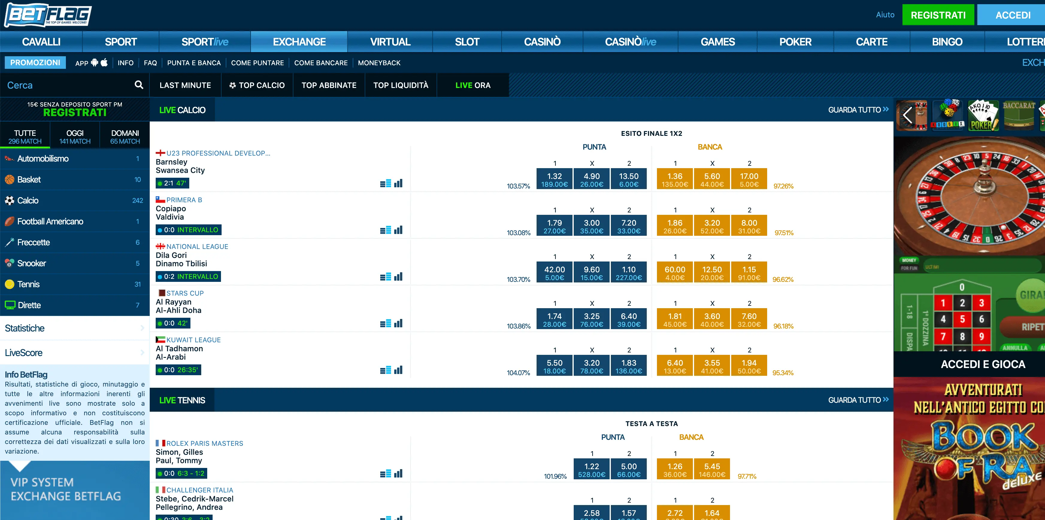 I migliori bookmakers con cash out 5 betflag betting