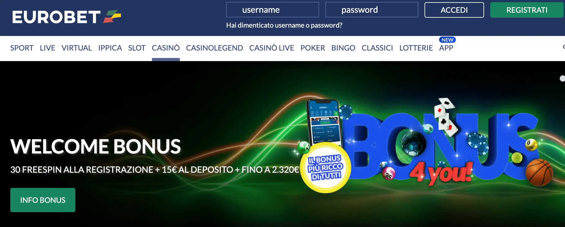 casino online eurobet