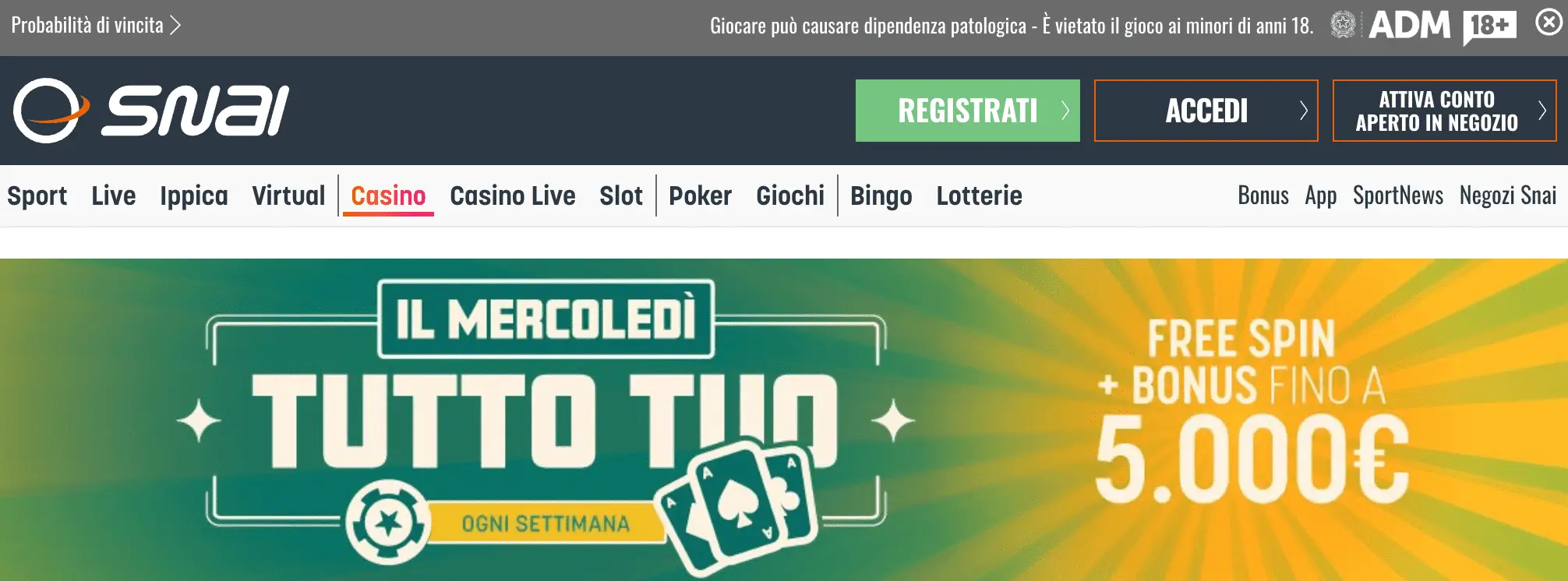 casino online SNAI