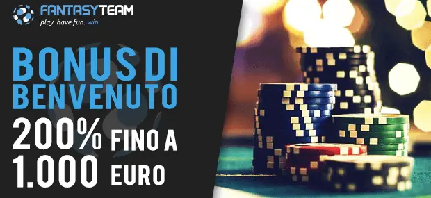 Fantasy Team Poker bonus benvenuto Fantasy Team Poker bonus benvenuto