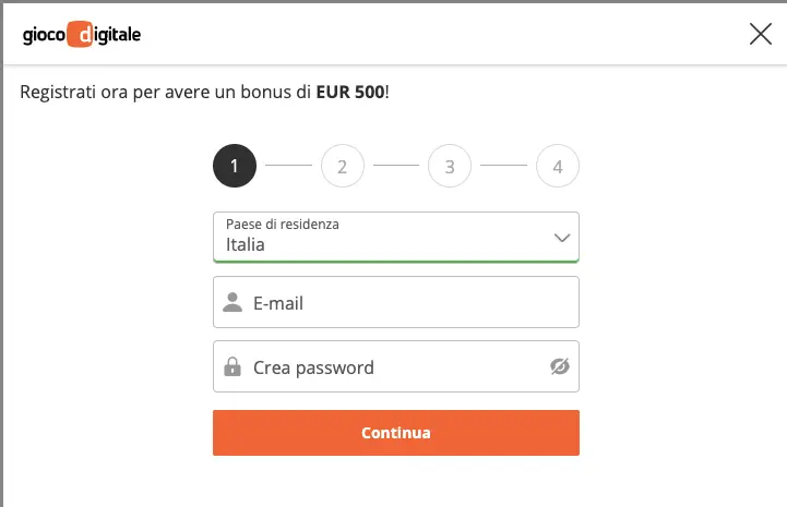 Gioco Digitale registrazione Gioco Digitale registrazione