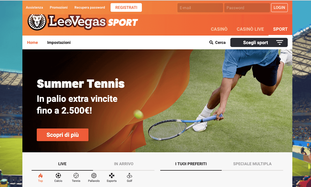 leovegas homepage