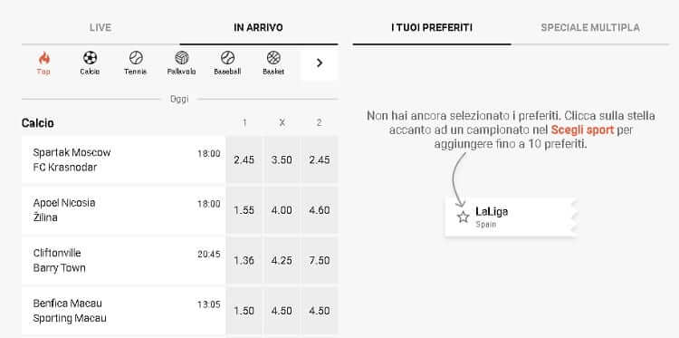 leovegas scommesse
