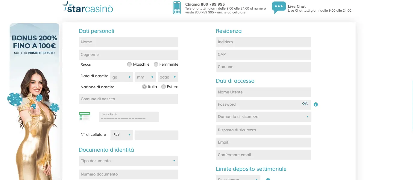 starcasino registrazione starcasino registrazione