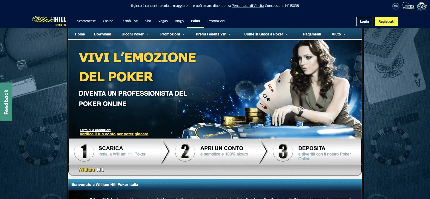 William Hill Poker homepage William Hill Poker homepage
