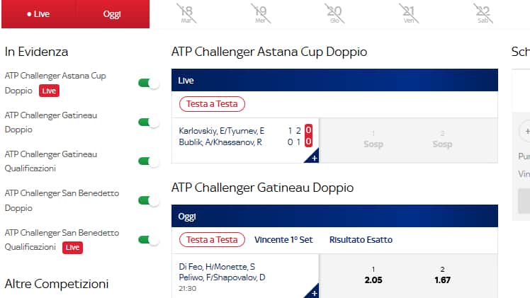 Centro scommesse sportive SkyBet