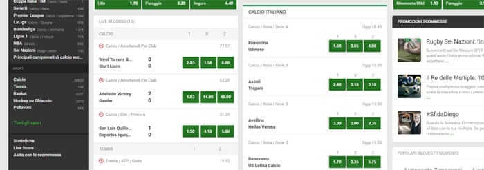 unibet centro scommesse
