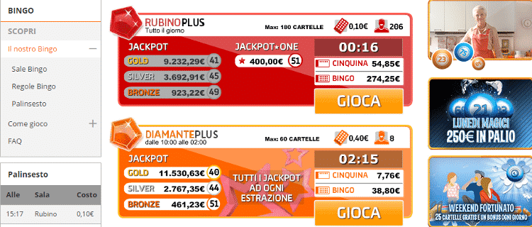 gioco digitale bingo