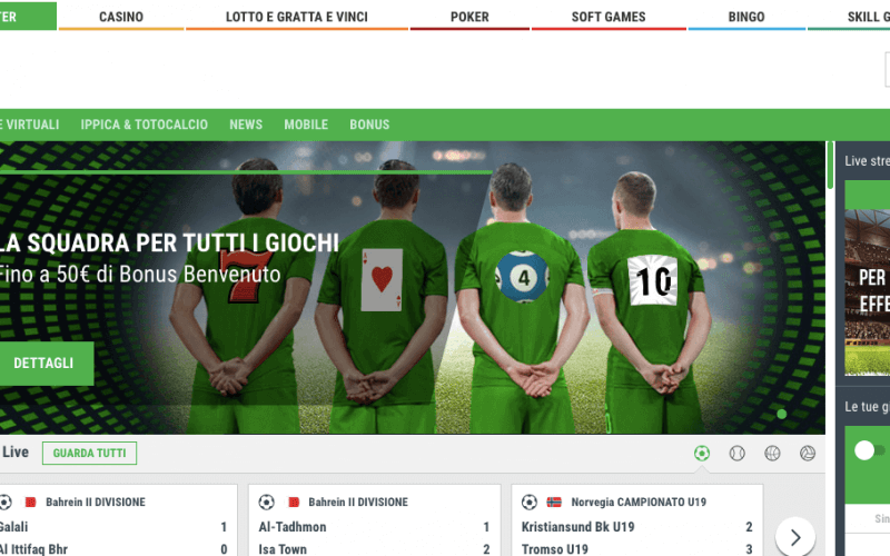 lottomatica scommesse homepage