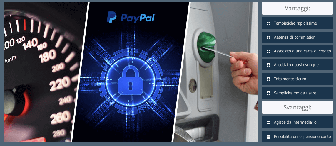 Quali sono i Pro e i Contro per depositare e prelevare su paypal?