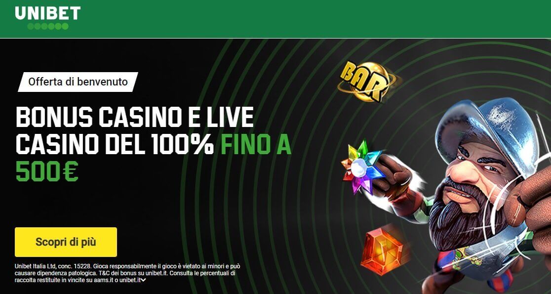unibet casino bonus