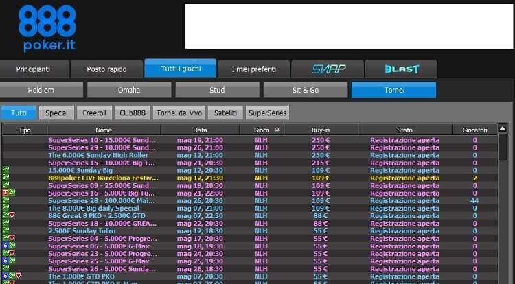 888poker lobby