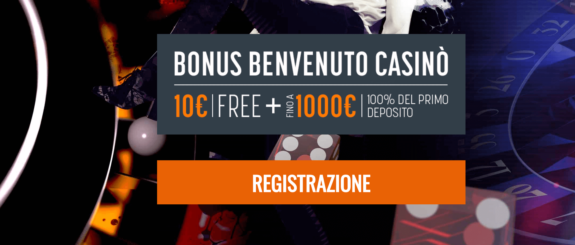 snai casino bonus benvenuto