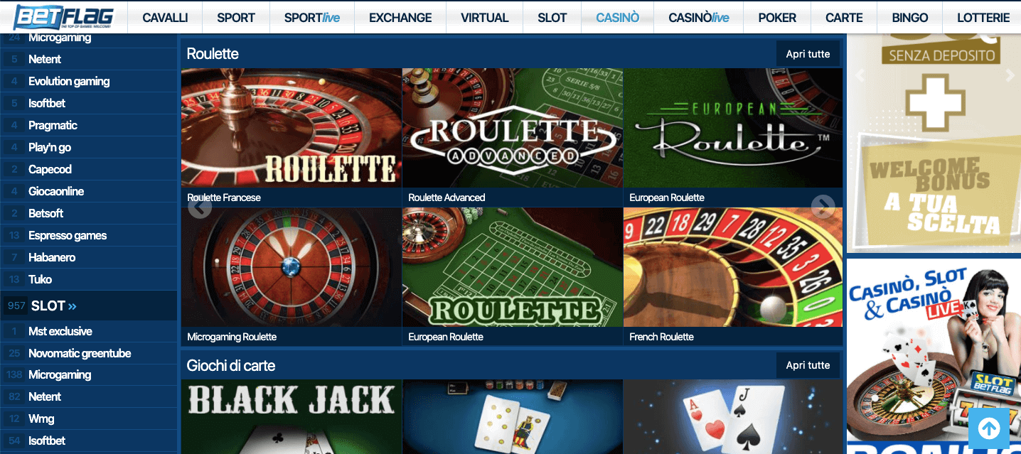 Betflag Casino slot