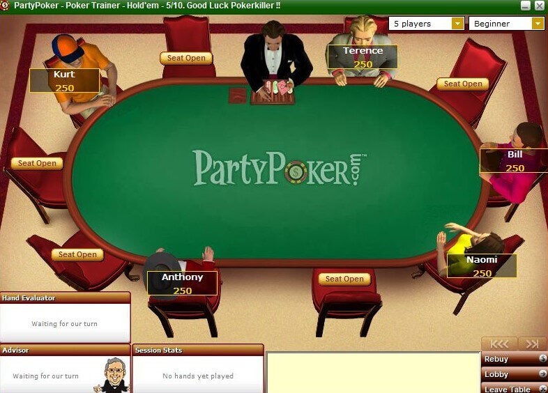 partypoker Tavolo