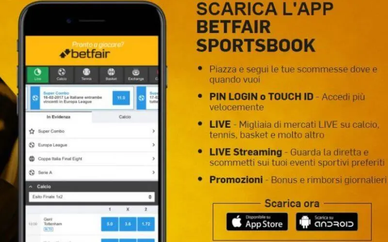 Betfair Mobile App Home