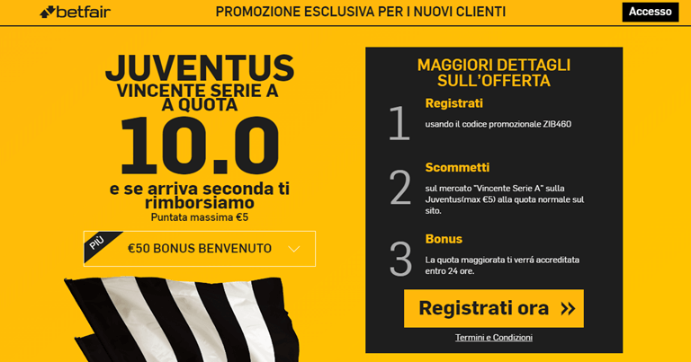 Betfair Quota Maggiorata Juve vincente Betfair Quota Maggiorata Juve vincente