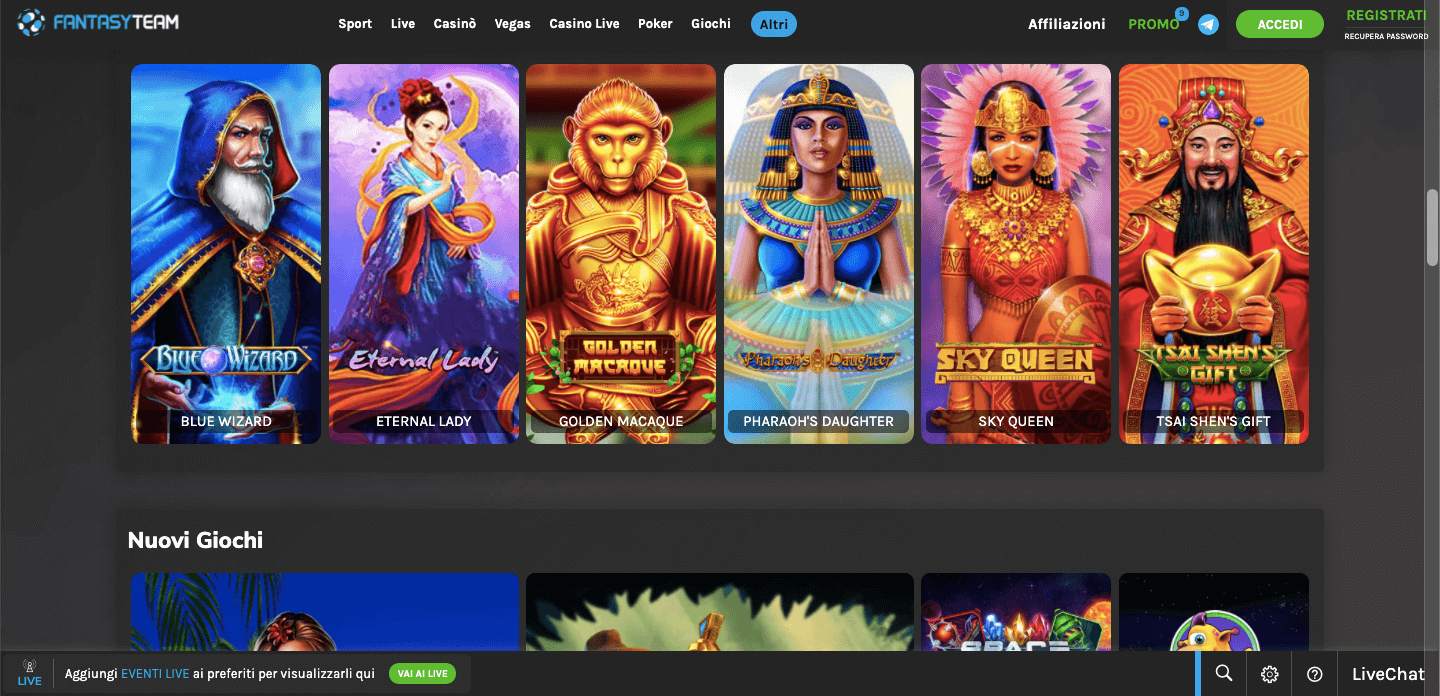 Fantasy Team Casino slot