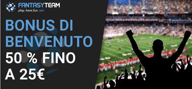 Fantasy Team bonus benvenuto