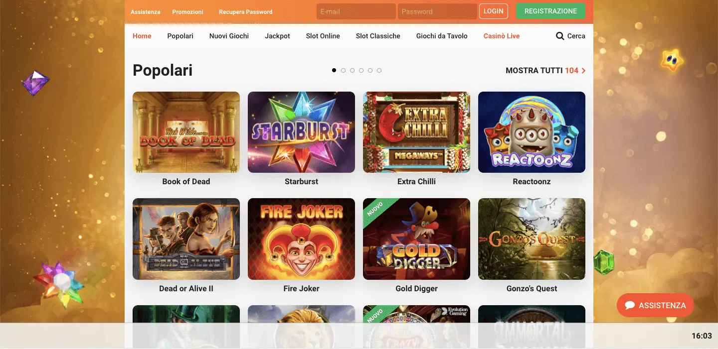 LeoVegas Casinò slot