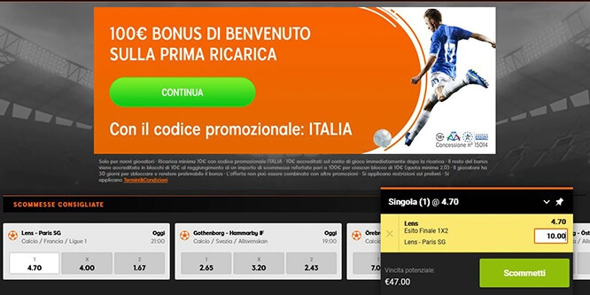 scommesse singole