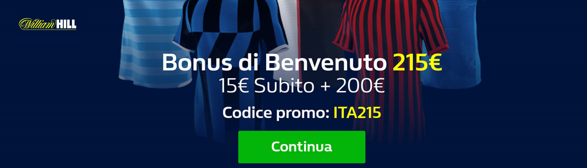 Le FreeBets di William Hill