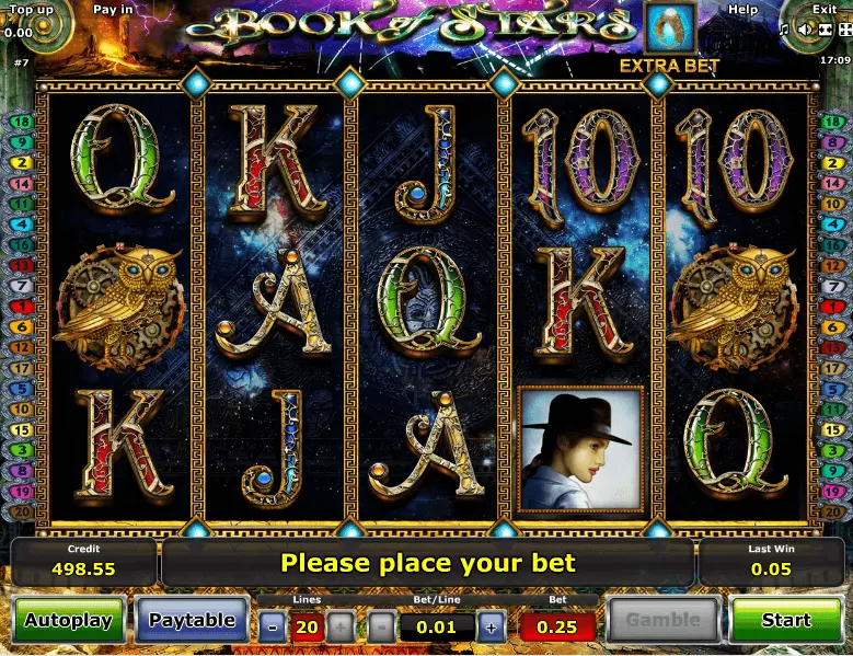 book of stars slot