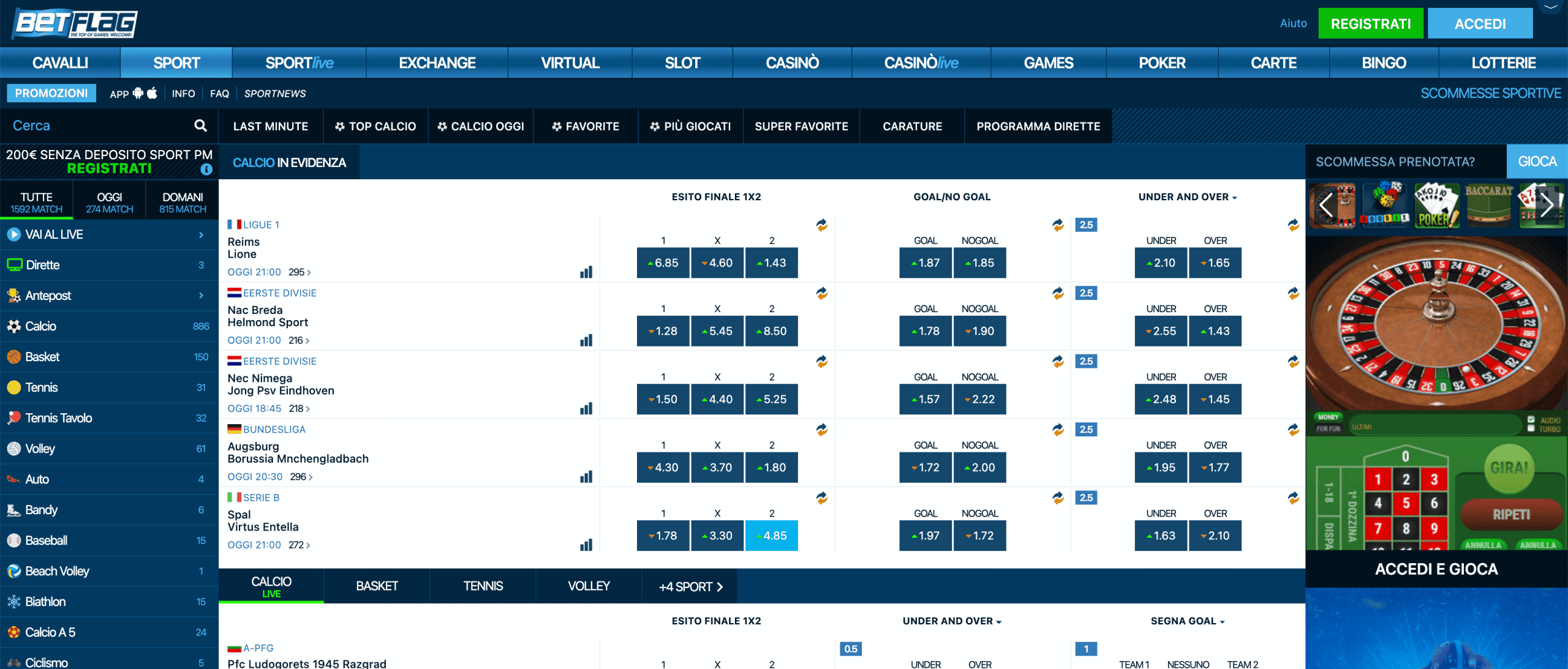 betflag scommesse