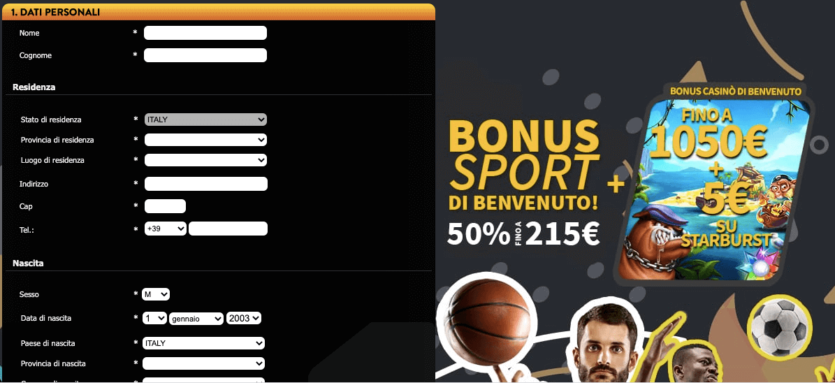 Planetwin365 Registrazione