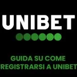 Guida su come registrarsi a Unibet