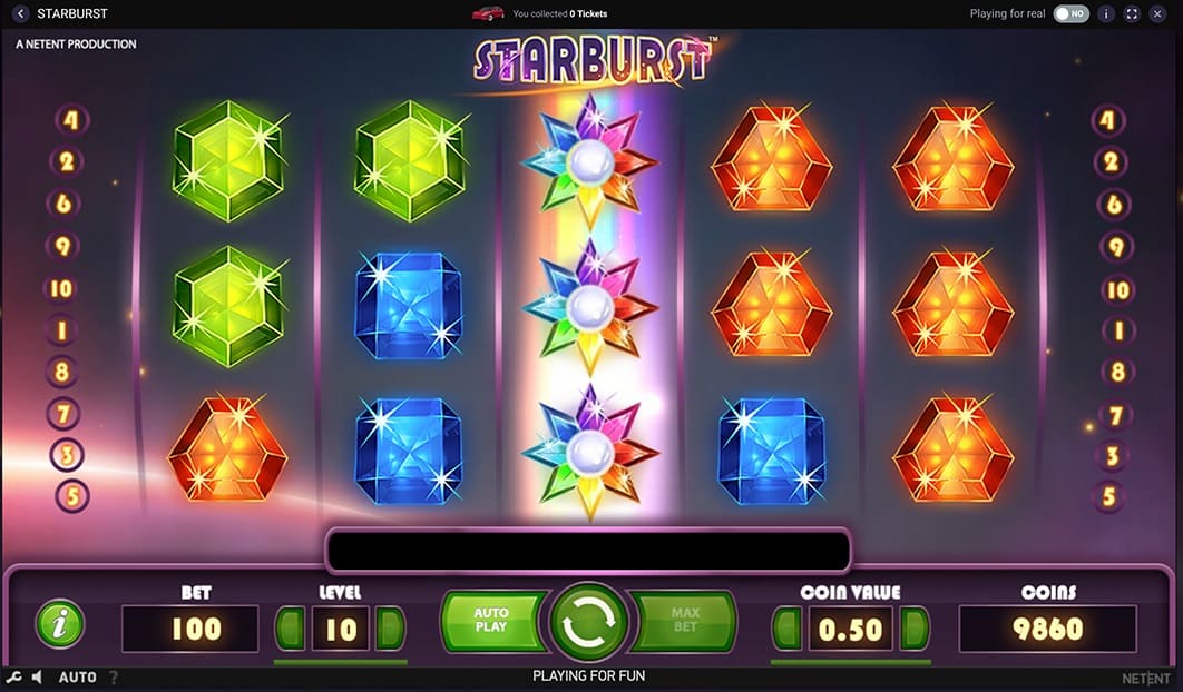 Starburst Slot machine per Italia gratis e con soldi veri